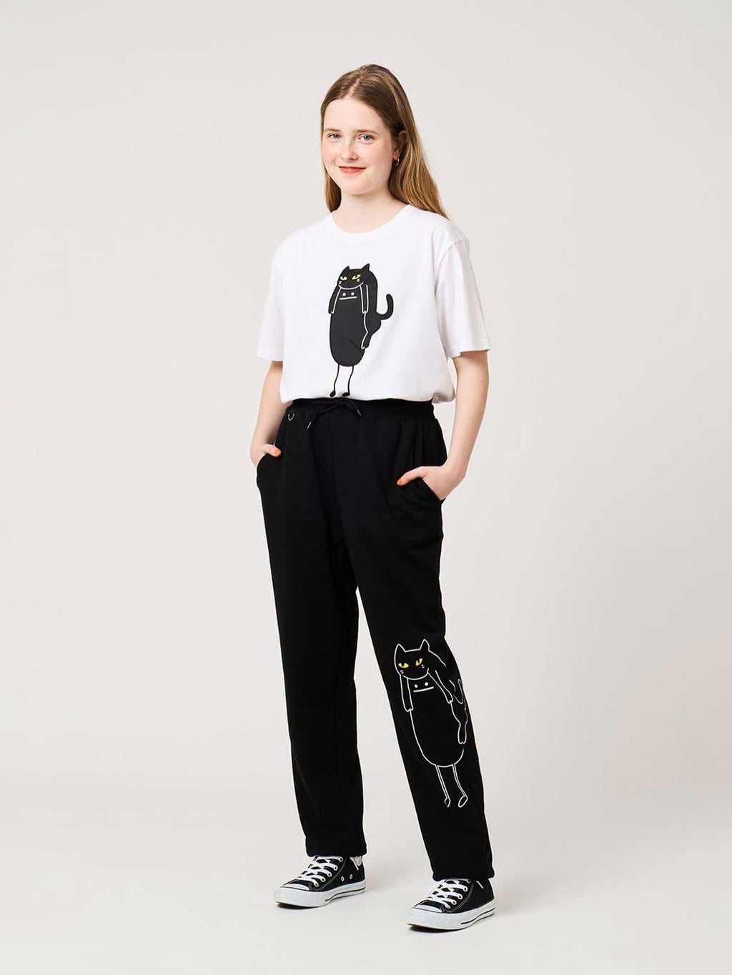 ❤️$520 VIP$490 🇯🇵 新品 graniph 全橡筋腰長褲 028000662 黑色入