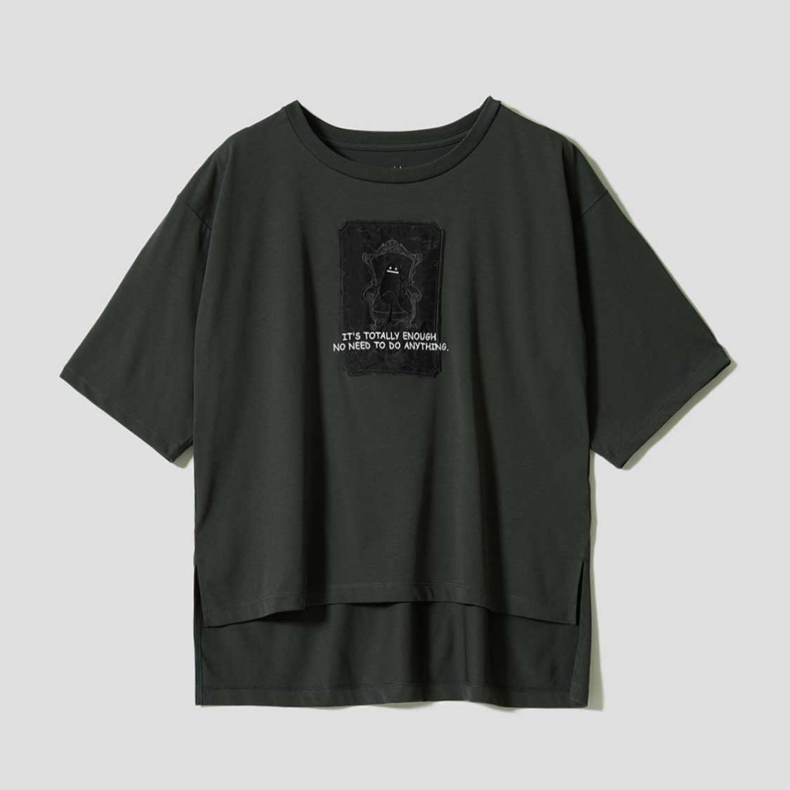 ❤️$380 VIP$360 🇯🇵 新品 Graniph 短身Tee ❄️涼感 ☀️UV cut   035001413 炭灰色入