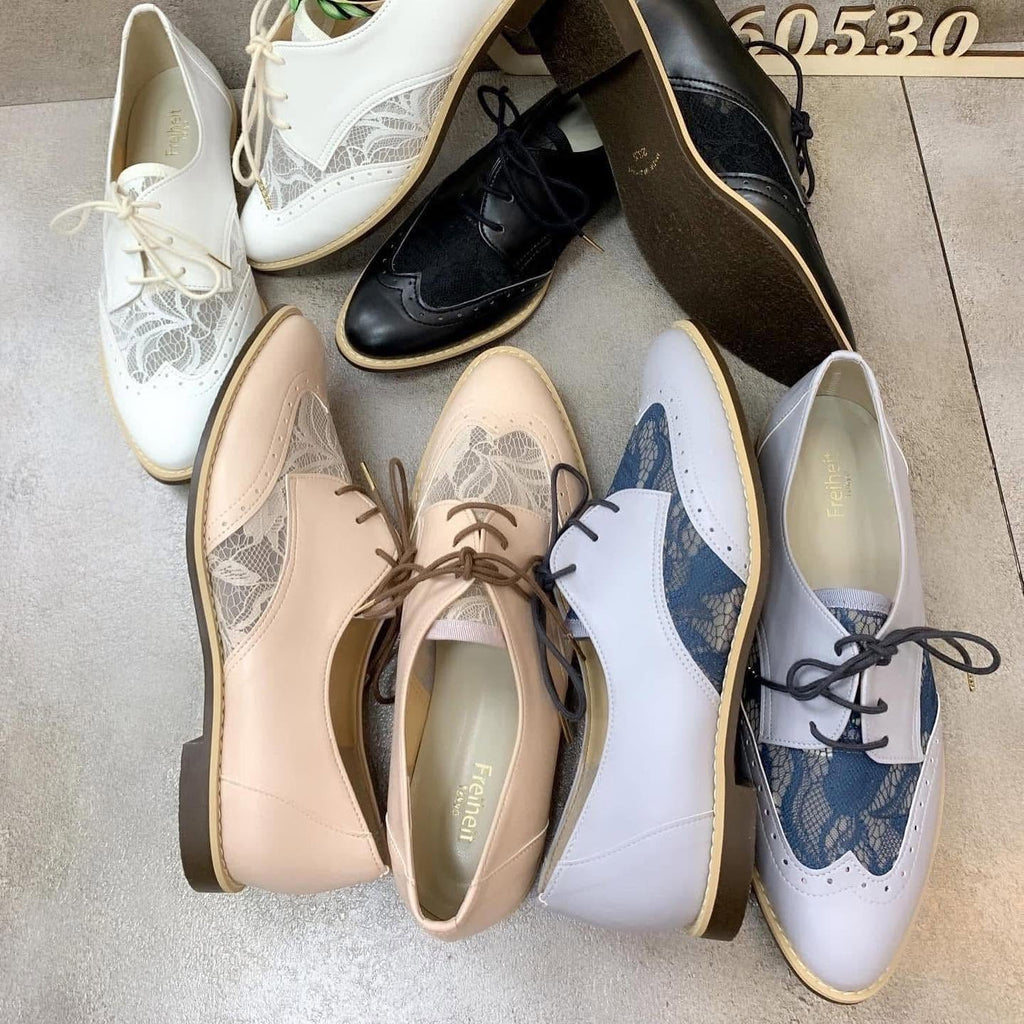 On Sale $499 🇯🇵日本制 Freitheit Toyko 紳士鞋 09-77085 粉紅/粉藍/黑/白4色入