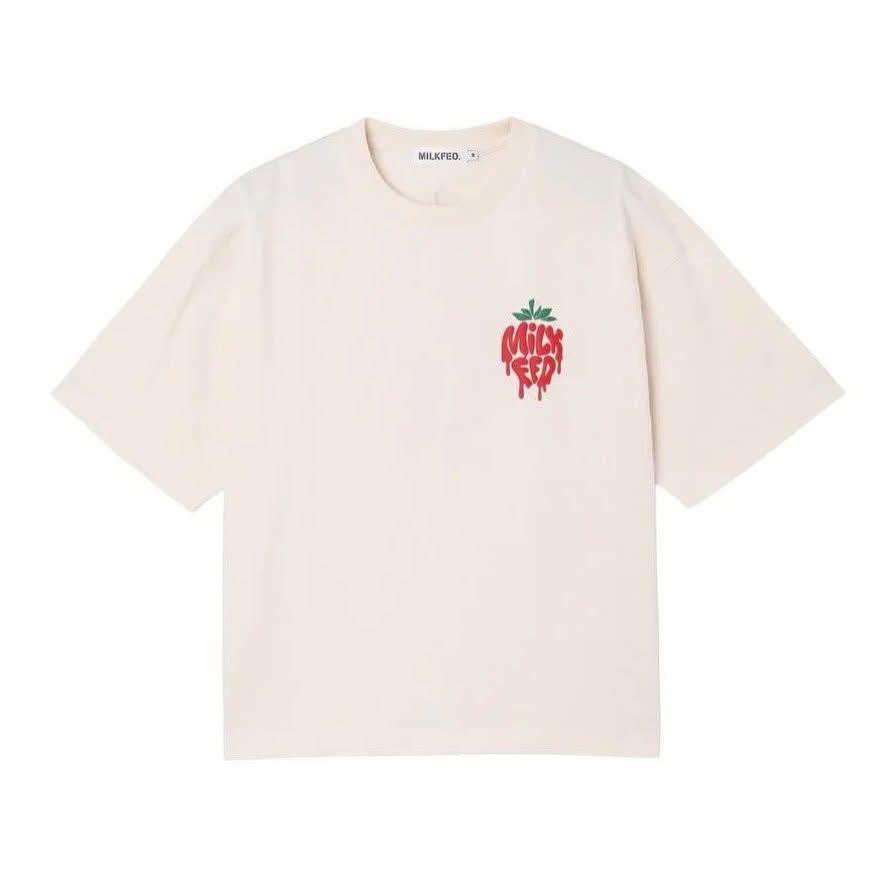 ❤️$350 VIP$330 🇯🇵 新品 MILKFED. 全棉Tee 103262011006 米白色入