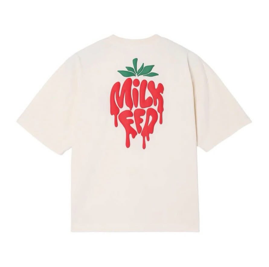 ❤️$350 VIP$330 🇯🇵 新品 MILKFED. 全棉Tee 103262011006 米白色入