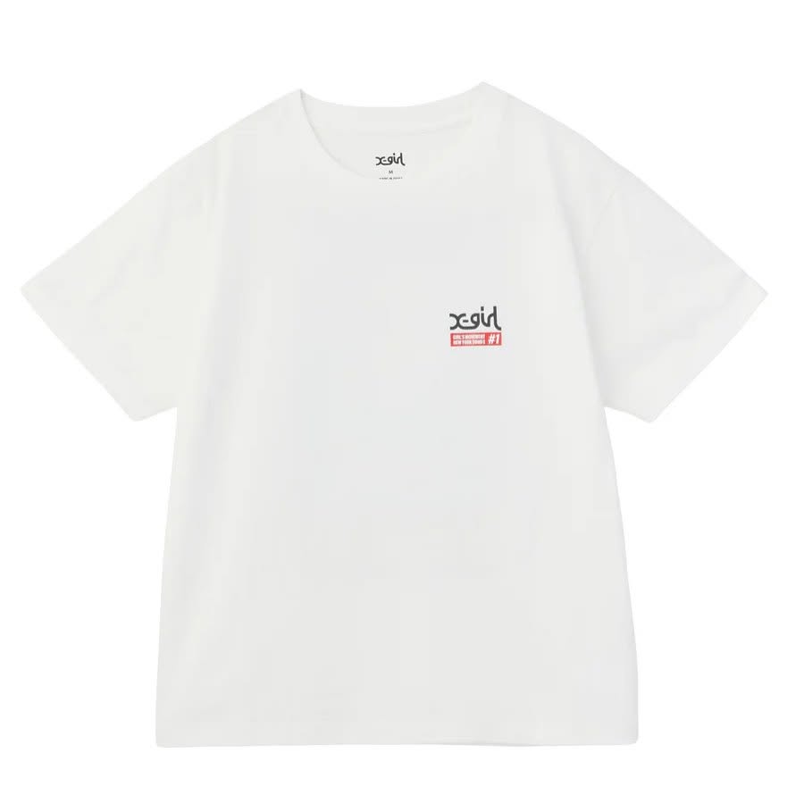 ❤️$420 VIP$390 🇯🇵 新品 X-Girl 全棉上衣 105263011018 白/藍/黑 3色入