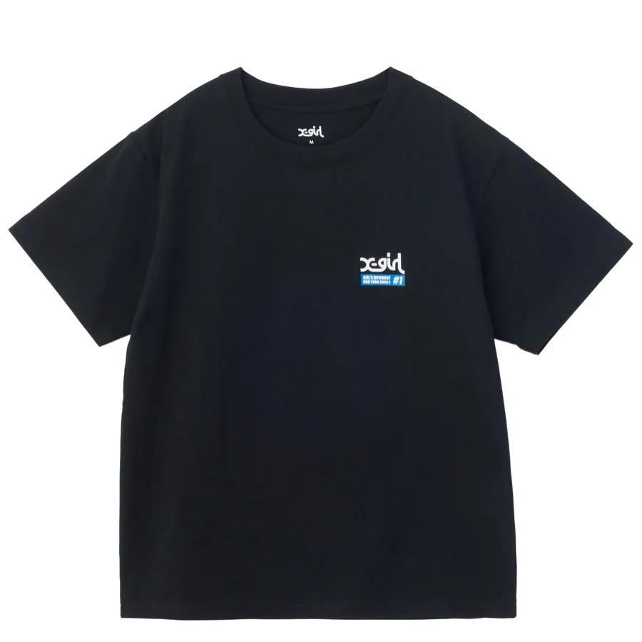 ❤️$420 VIP$390 🇯🇵 新品 X-Girl 全棉上衣 105263011018 白/藍/黑 3色入