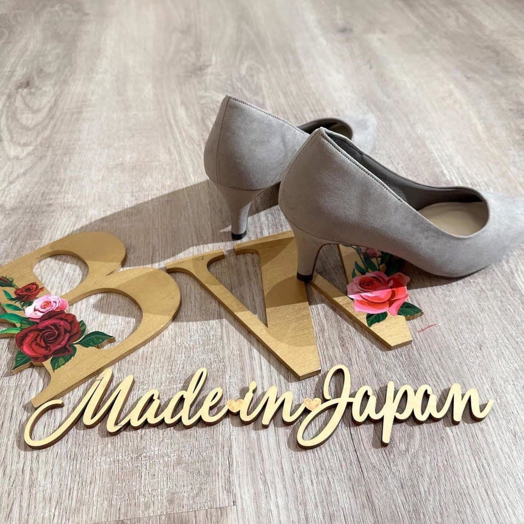 On Sale❤️快閃⚡️$399 🇯🇵日本製 Jelly Beans 白兔仔系列 長青款6cm高京皮高跟👠鞋  內裡全包棉布 後跟cushion 雙層厚鞋墊 非常好著 113-47771 灰色入