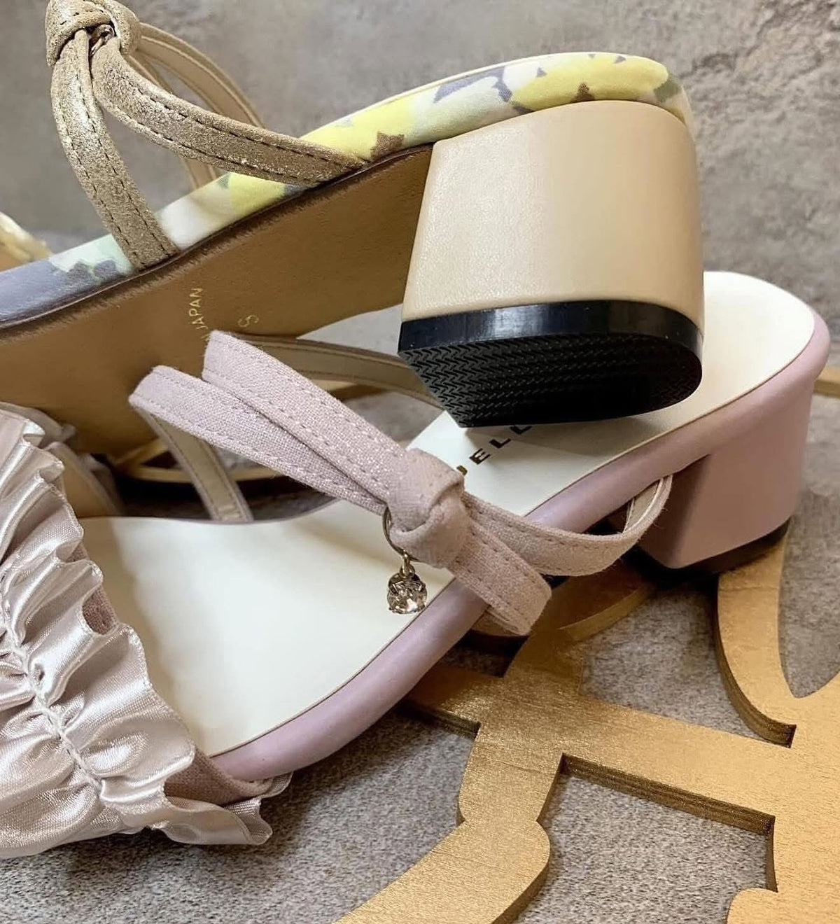 On Sale ❤️快閃⚡️$399/對 🇯🇵 新品 日本制 Jelly Beans 5cm 高涼鞋👡 125-37590
