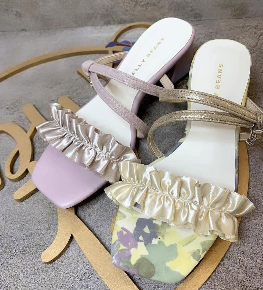 On Sale ❤️快閃⚡️$399/對 🇯🇵 新品 日本制 Jelly Beans 5cm 高涼鞋👡 125-37590
