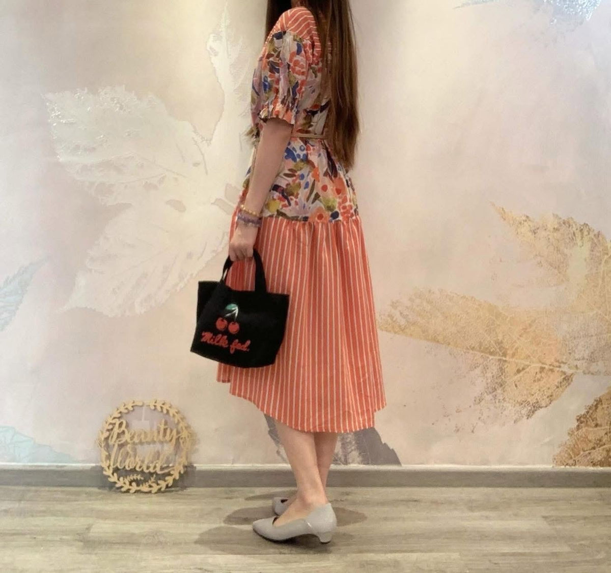 ❤️$590 VIP$570 🇯🇵 新品 日本制 Jelly Beans 高👠鞋 125-51105 3cm高跟👠鞋  淺灰入
