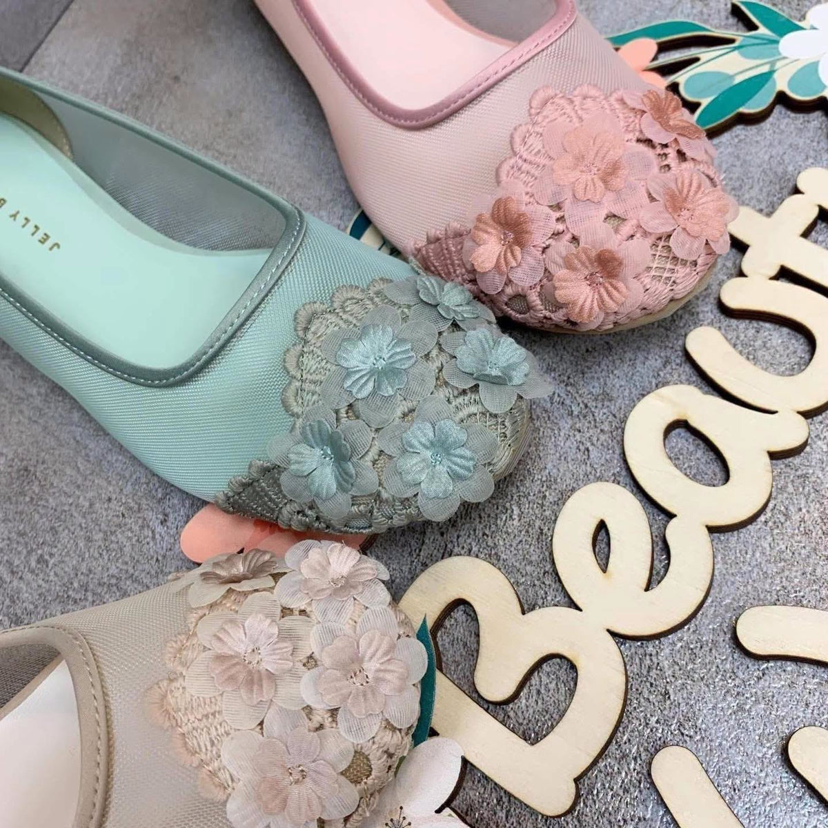 On Sale❤️快閃⚡️$399 🇯🇵Jelly Beans 網網平底鞋🥿  204-12880