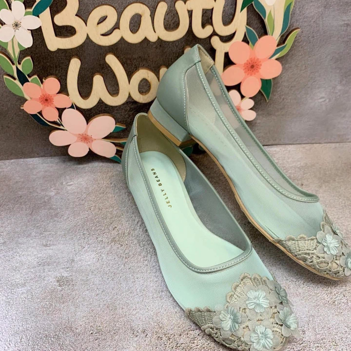 On Sale❤️快閃⚡️$399 🇯🇵Jelly Beans 網網平底鞋🥿  204-12880