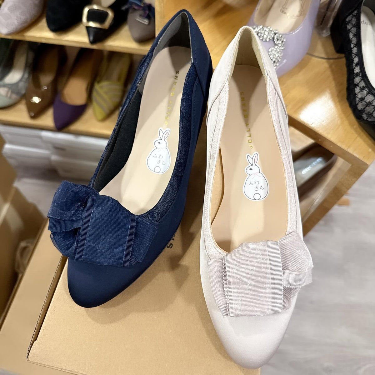 $650 VIP$630 🇯🇵白兔仔🐰系列 Jelly Beans 204-55122 粉杏/紺色入  正常碼