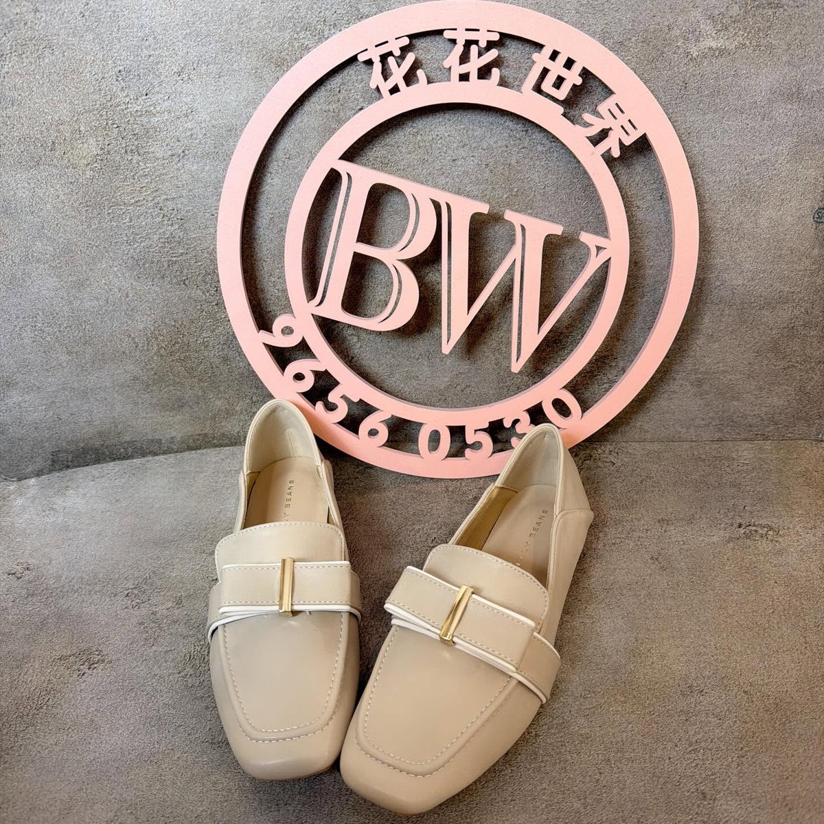 On Sale ❤️$570 VIP$550 🇯🇵 新品 Jelly Beans  立體蝴蝶結平底鞋🥿  210-51358 米色入