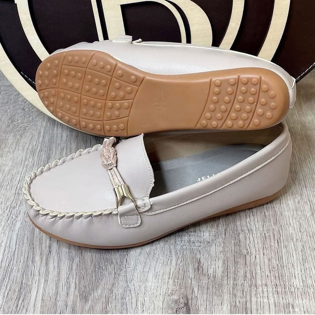On Sale❤️$558 VIP$540🇯🇵 新品 日本制 Jelly Beans 2cm 平底鞋🥿 211-52321 黑/白/杏粉色