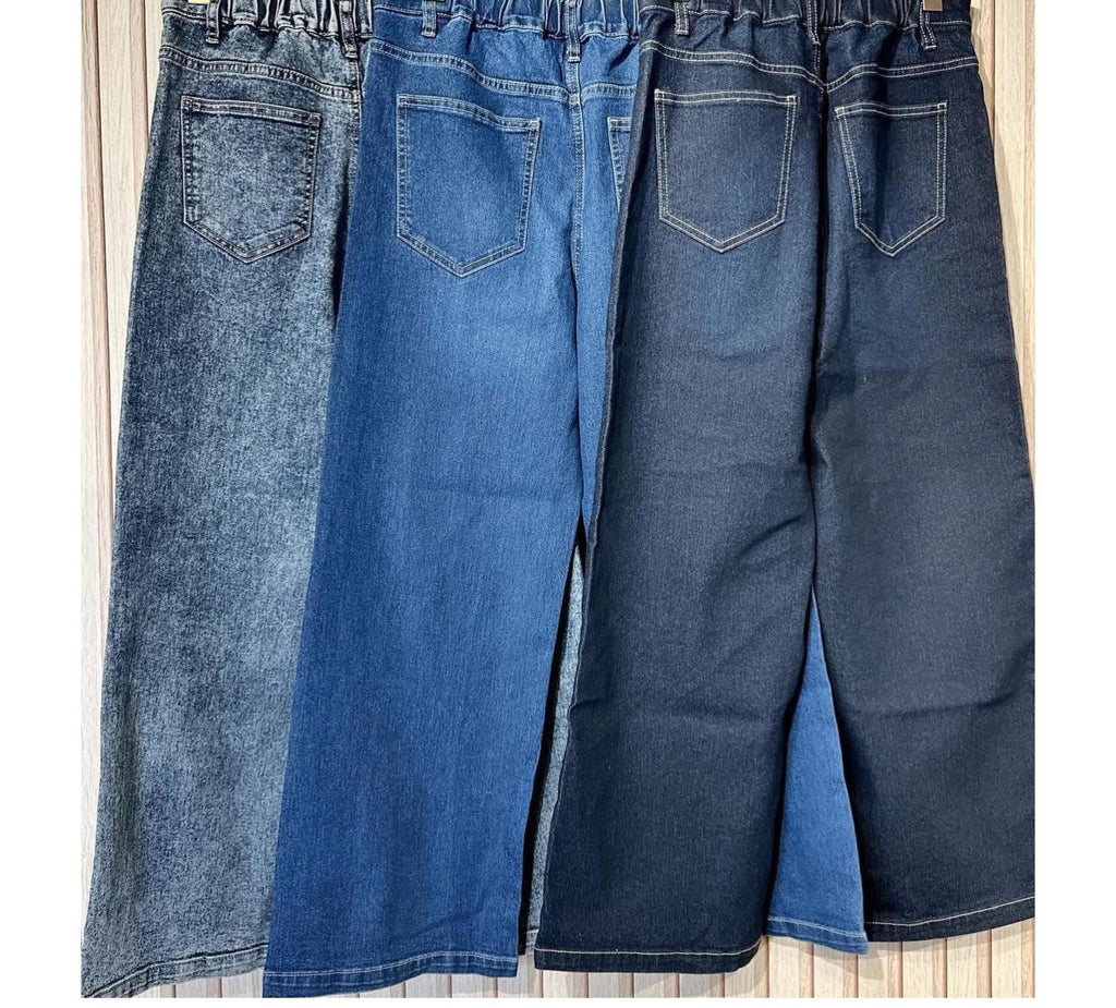 ❤️$280 VIP$260 🇯🇵 新品 CL&C 背面橡筋腰寛褲  219836 深藍/中藍/洗水藍3色入