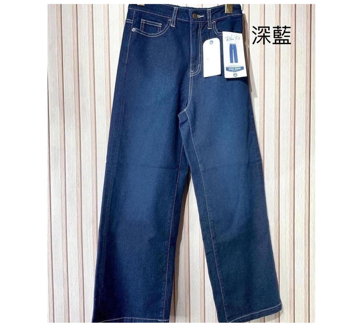 ❤️$280 VIP$260 🇯🇵 新品 CL&C 背面橡筋腰寛褲  219836 深藍/中藍/洗水藍3色入