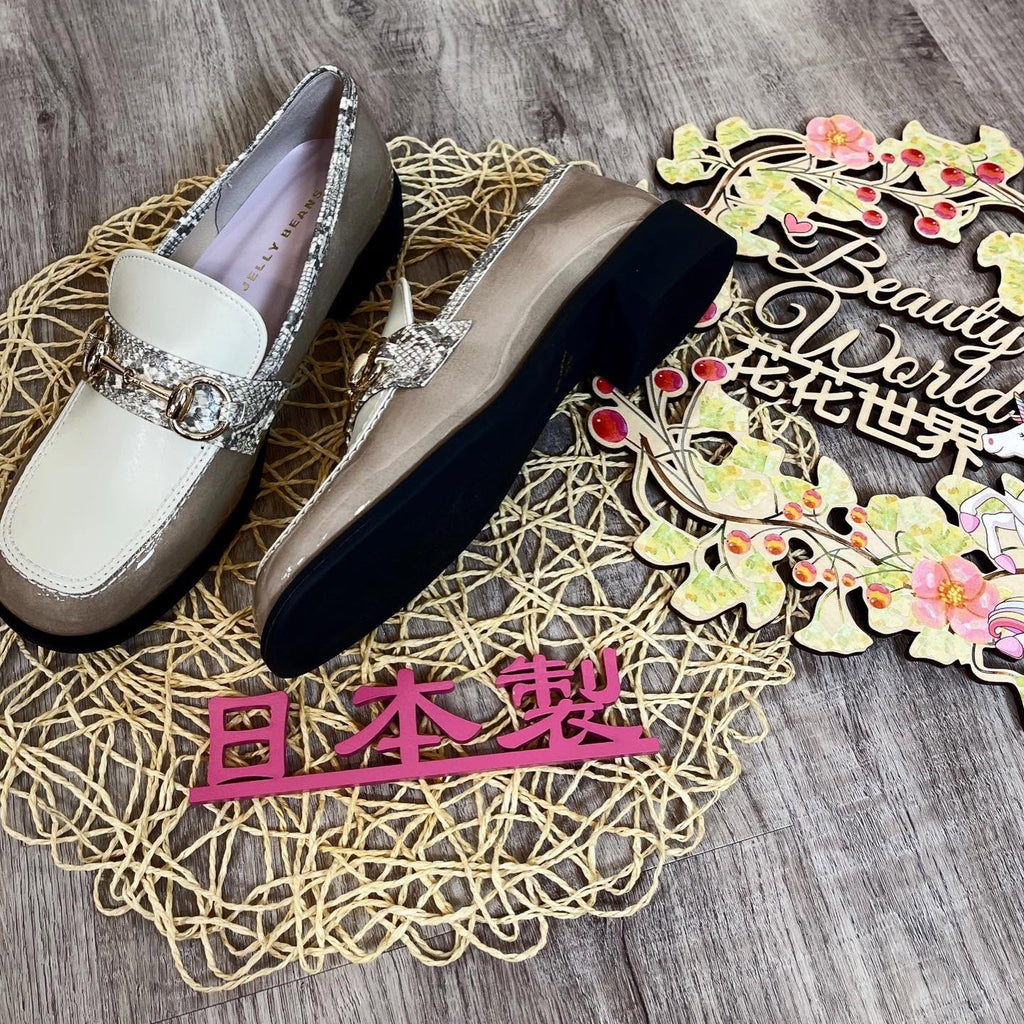❤️$650 VIP$630 🇯🇵Jelly Beans 3cm高日本製系列 309-92114 好輕身 大鞋頭設計 內裡全包棉布 非常好著 黑/杏/藍3色入