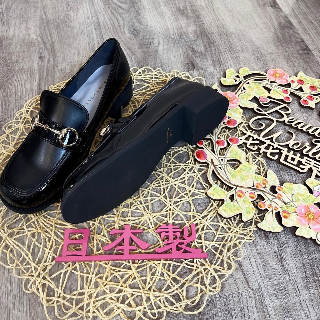 ❤️$650 VIP$630 🇯🇵Jelly Beans 3cm高日本製系列 309-92114 好輕身 大鞋頭設計 內裡全包棉布 非常好著 黑/杏/藍3色入