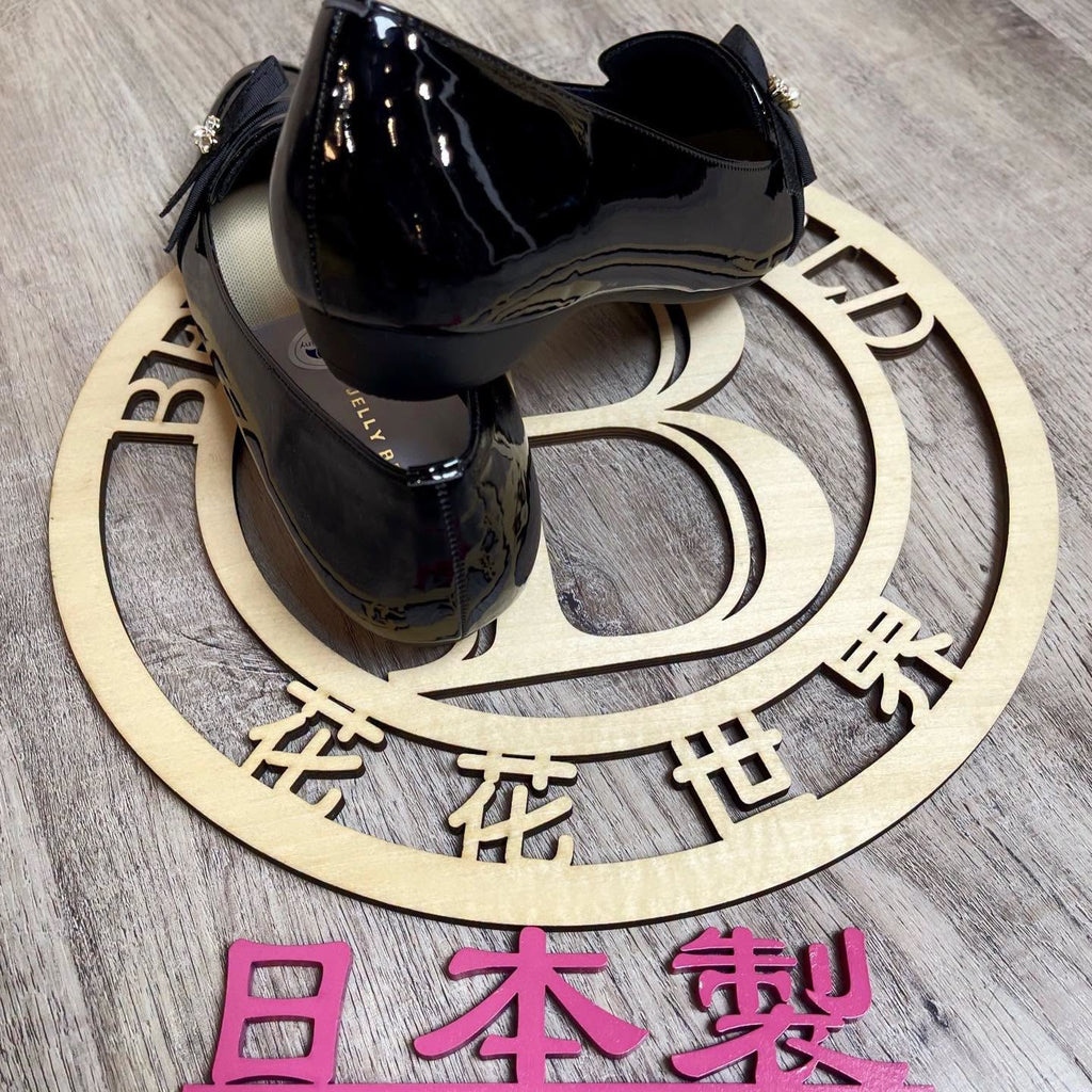 ❤️$650 VIP$630 🇯🇵 新品 日本制 2cm高Jelly Beans  ☀️🌧️晴雨兩著雨鞋🥿 非常好著 健康鞋底 325-59133 正常碼 黑色入