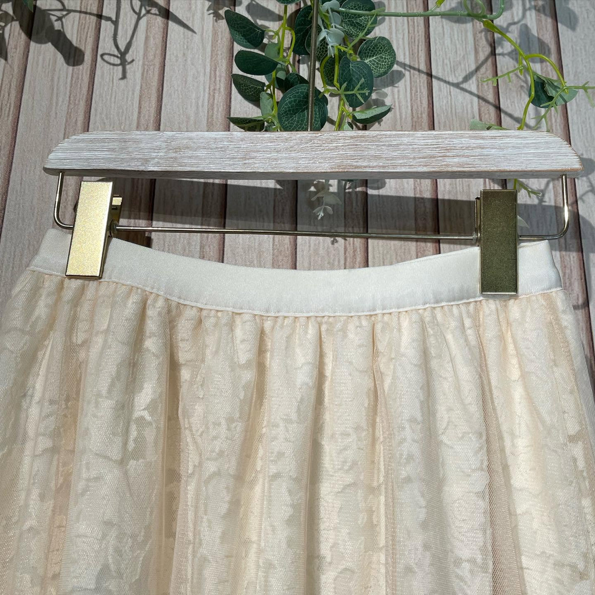 ❤️ $260 VIP$240 🇯🇵新品205 zero 全橡筋腰半截裙 465-85300 米/黑 2色入