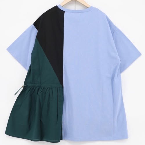 ❤️$420 VIP$390 🇯🇵 新品 iS Scolar不對稱色塊簇絨併全綿上衣 562227