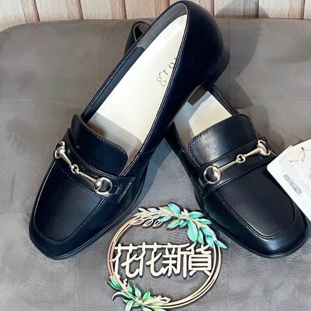 $399 🇯🇵 Grove 晴雨兩著平底鞋 769-18002 2.5cm 【人間工学】 黑色入