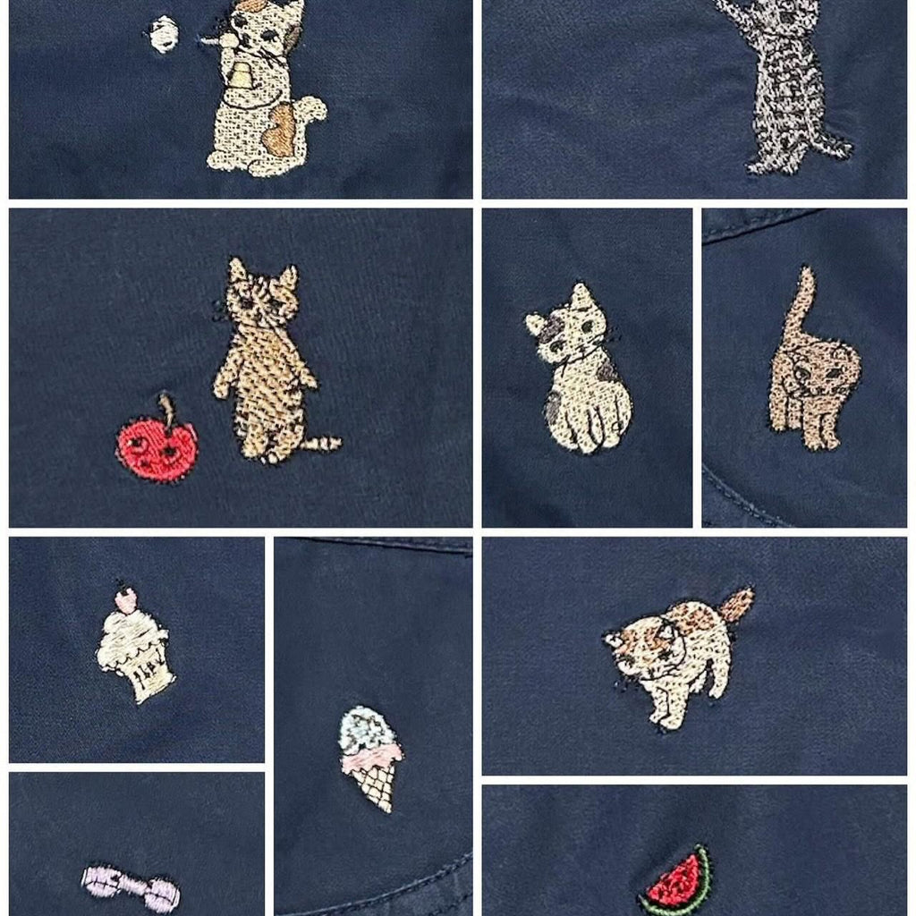 ❤️$420 VIP$390 🇯🇵 新品 Dream 小貓泡泡繡花短褲 BTM-1433 粉紅色/寶藍