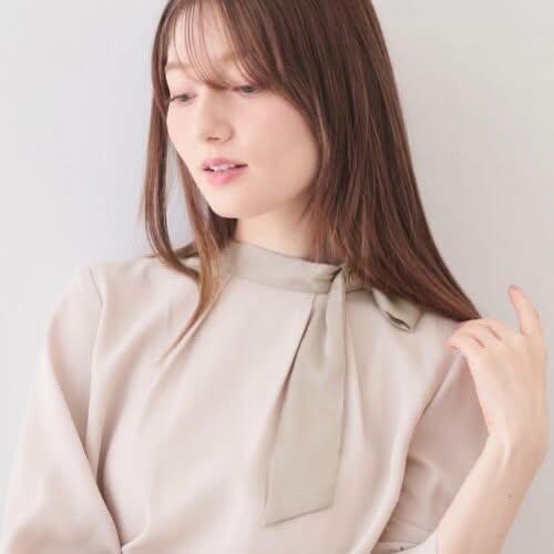 ❤️$320 VIP$300 🇯🇵 新品 Index 不對稱蝴蝶結上衣 C58-85015 淺灰/杏粉/條子 3色入