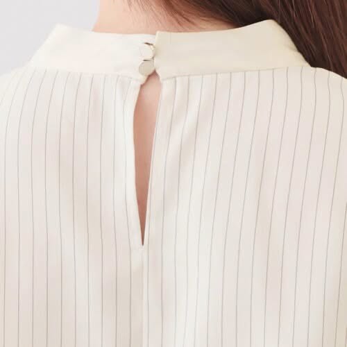 ❤️$320 VIP$300 🇯🇵 新品 Index 不對稱蝴蝶結上衣 C58-85015 淺灰/杏粉/條子 3色入
