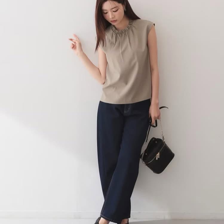 ❤️$300 VIP$280 🇯🇵 新品 Index 立領荷葉邊上衣 C58-86003 黑/啡/深杏 3色入