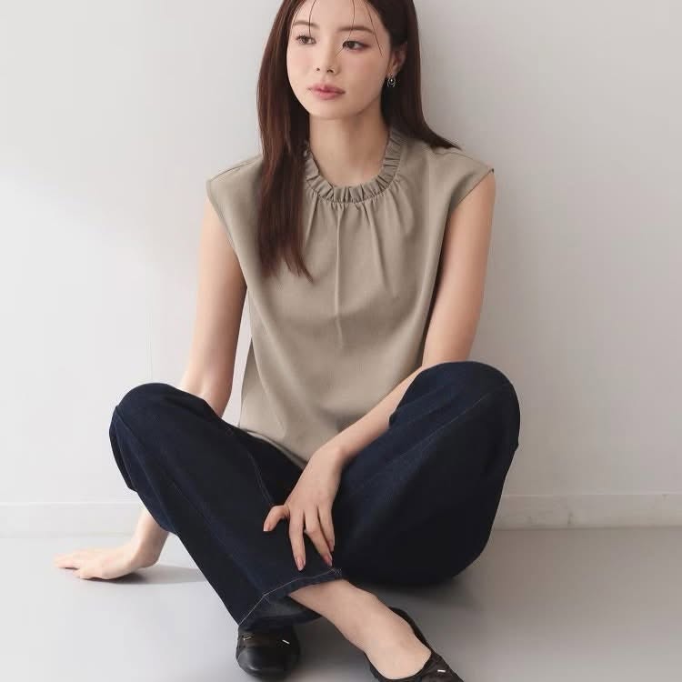 ❤️$300 VIP$280 🇯🇵 新品 Index 立領荷葉邊上衣 C58-86003 黑/啡/深杏 3色入