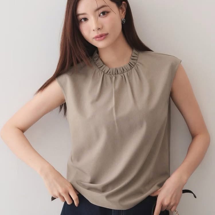 ❤️$300 VIP$280 🇯🇵 新品 Index 立領荷葉邊上衣 C58-86003 黑/啡/深杏 3色入