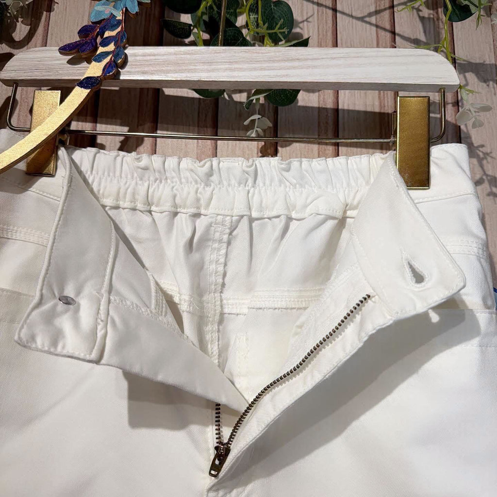 ❤️$370 VIP$350 🇯🇵 新品混棉直筒牛仔褲 H-1367 白/淺藍/中藍/深藍4色入