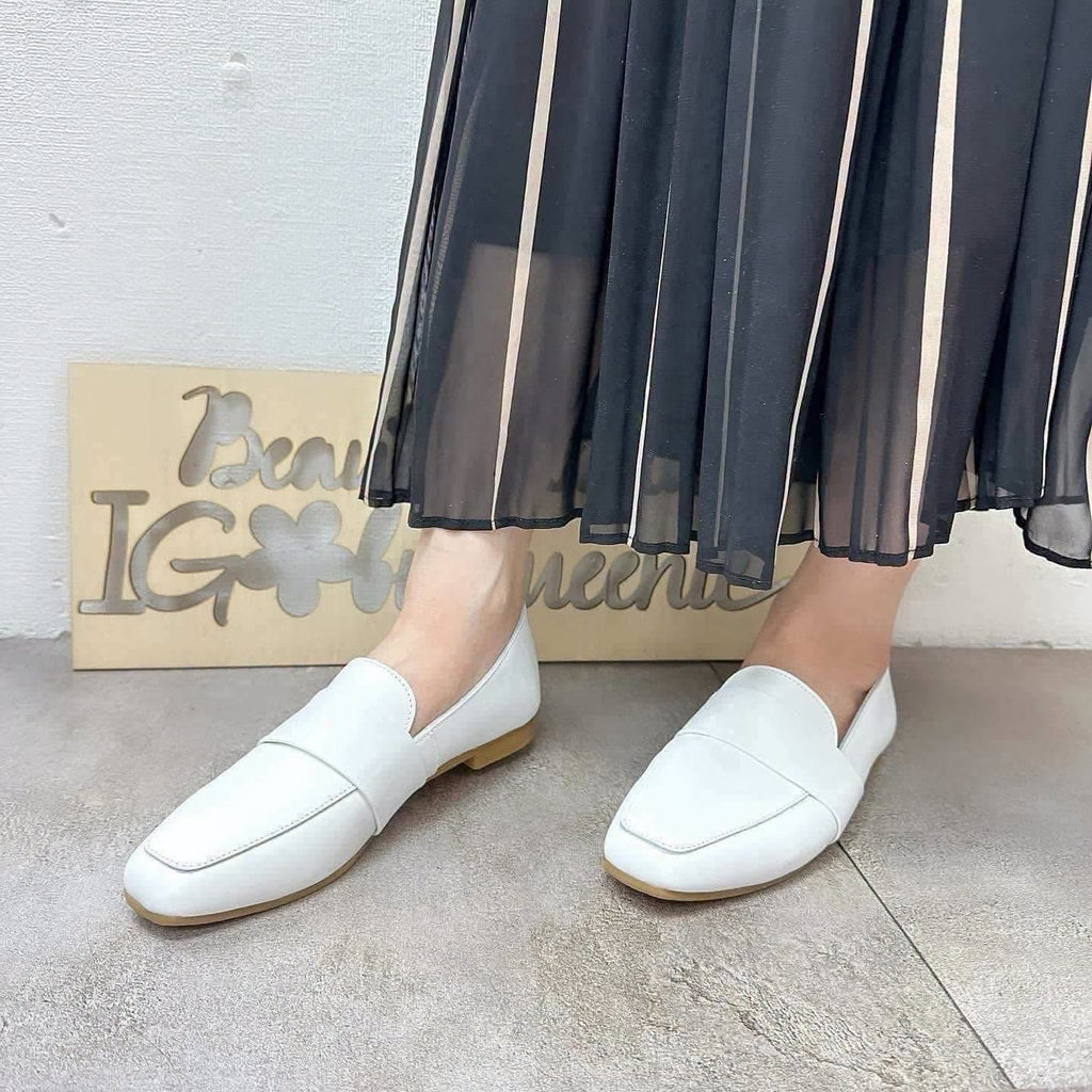 $650 🇯🇵 新品 日本制 Recipe 真皮鞋 RP-278 1cm 高 生膠底 軟皮好著 白/黑2色入 正常碼