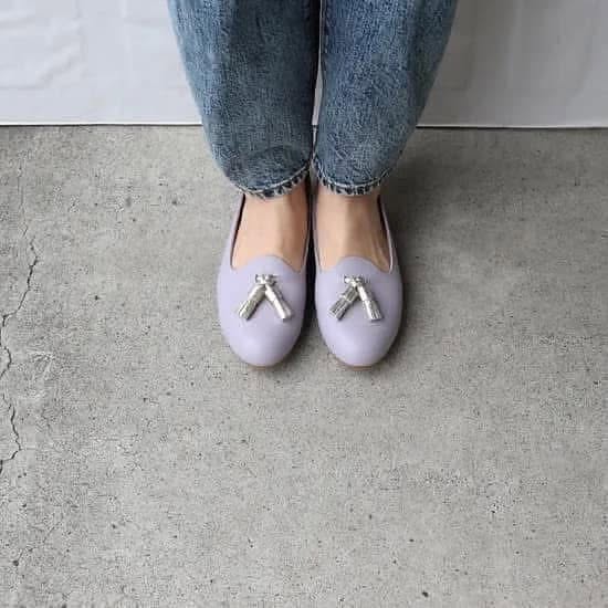 ❤️$670 VIP$650 🇯🇵 新品 日本制 Recipe 真皮鞋 RP-558 1cm 高生膠底 粉紫/杏 2色入