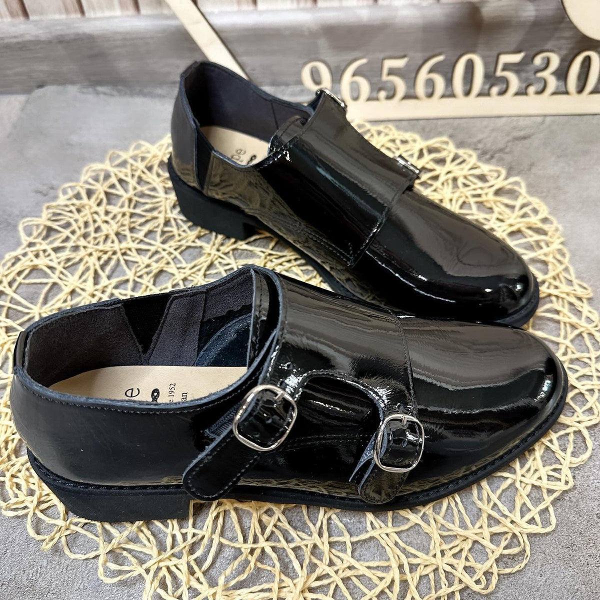 ❤️$770 VIP$750  🇯🇵 新品 日本製 Recipe 軟漆皮鞋👞 RP-564  3cm高 粗踭 正常碼  漆皮黑色色入