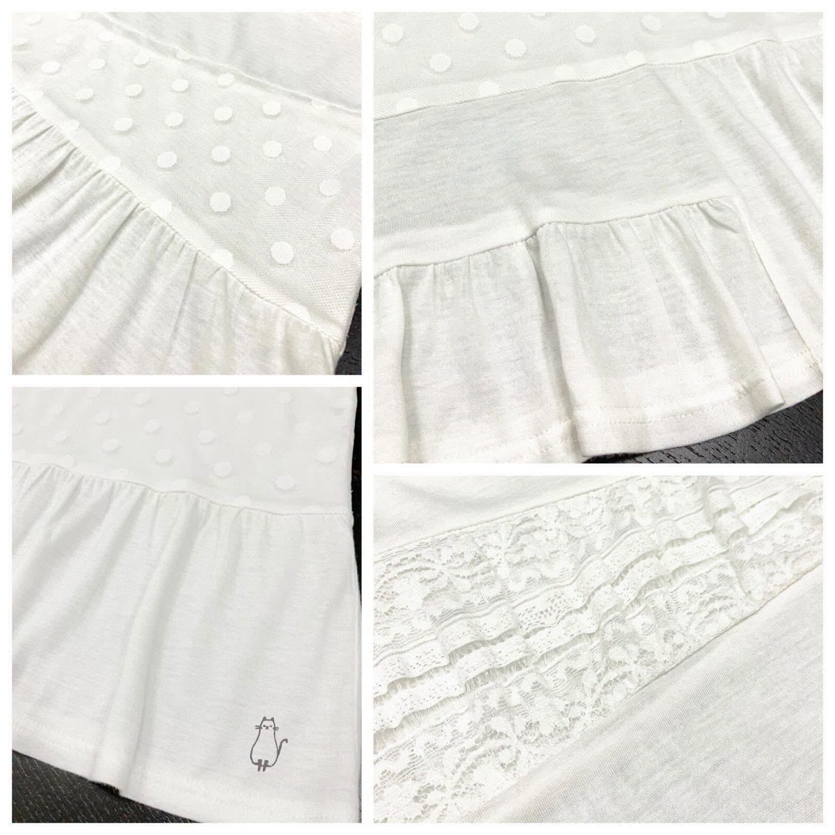 ❤️感謝價$218 VIP$198 🇯🇵 新品 Suk 併布短袖上衣  黑色M only 白色 M / L