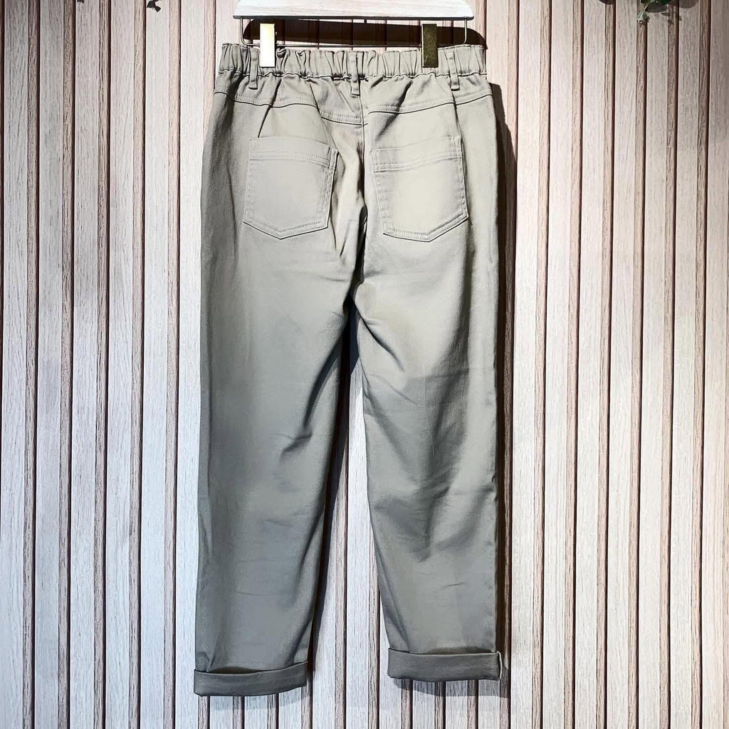 On Sale❤️快閃⚡️199 🇯🇵 新品 CL & L 背面橡筋腰斜布褲 Z101616
